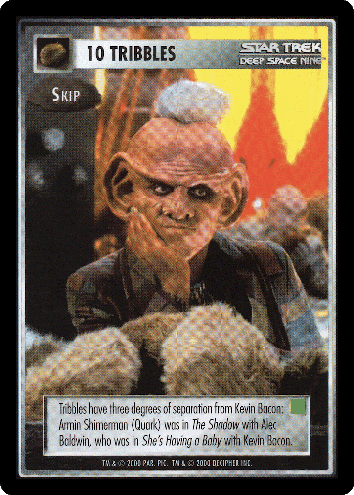 10 Tribbles - Skip (Green)